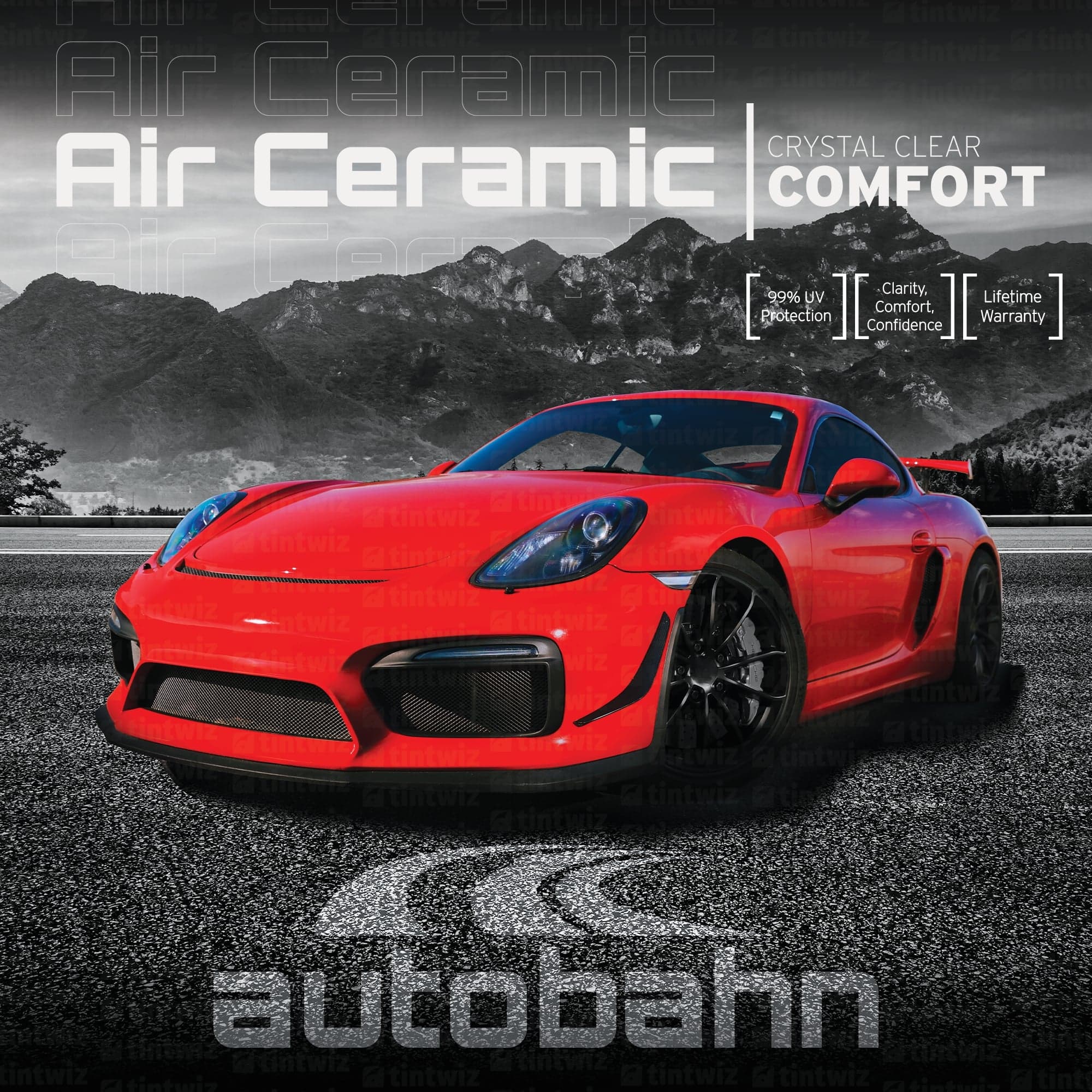Autobahn Air Ceramic window tint spec sheet