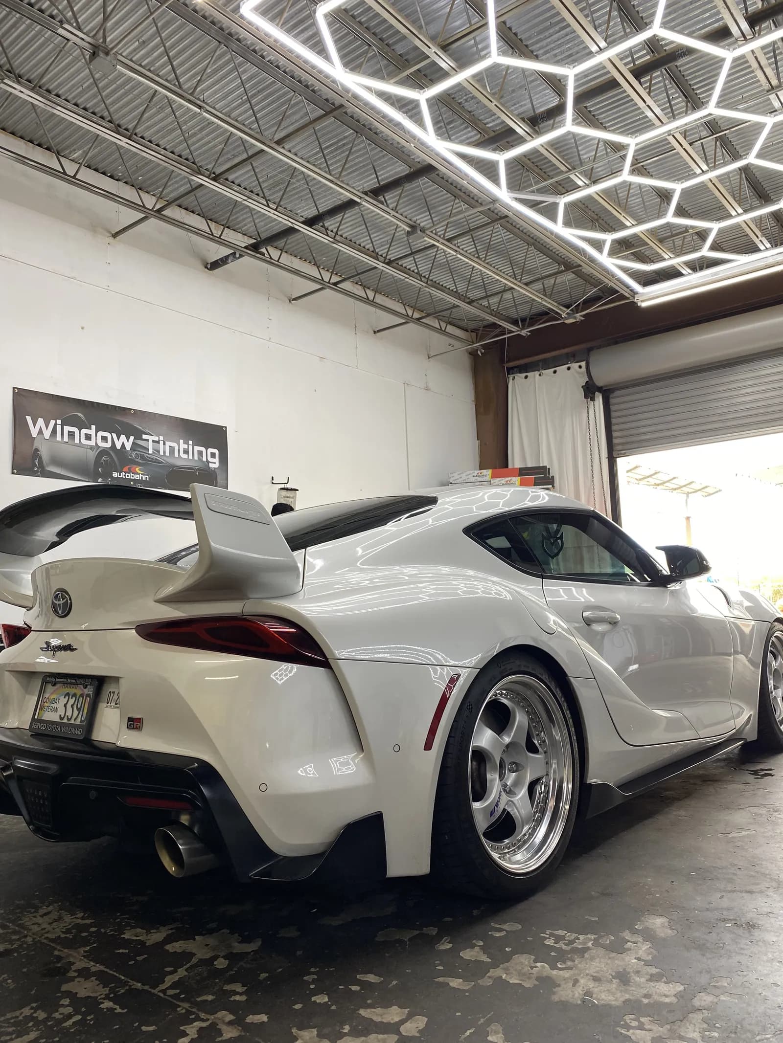 Toyota GR Supra widebody ceramic tint