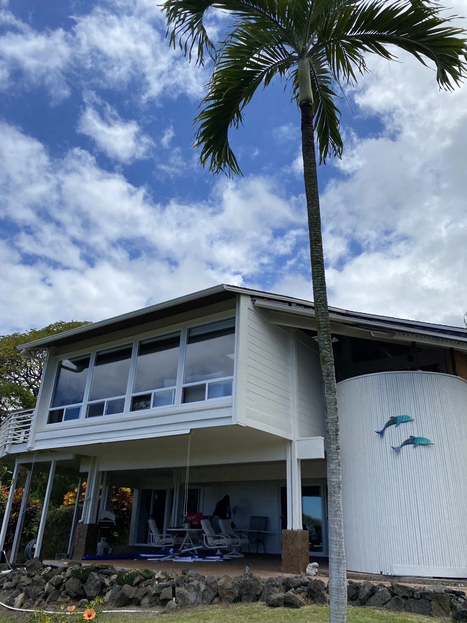 Tropical Florida home full window tint treatment