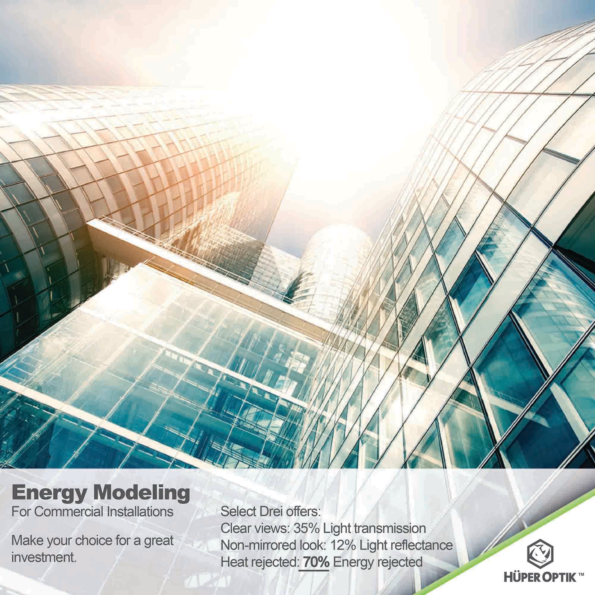 Huper Optik commercial energy modeling for glass skyscrapers